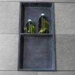 Inbouwnis Luca Sanitair 59,5x29,5x8cm Polystone 2 Vakken, Ophalen of Verzenden, Nieuw, Bad