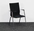 Kantinestoel Vierpoot Zwart, Ophalen of Verzenden, Gebruikt