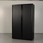 Roldeurkast Officenow - Zwart -	195 x 120 cm - Incl. 4, Ophalen of Verzenden, Nieuw