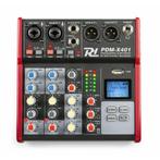 Power Dynamics PDM-X401 - 4 kanaals mixer met Bluetooth en m, Muziek en Instrumenten, Nieuw, Verzenden