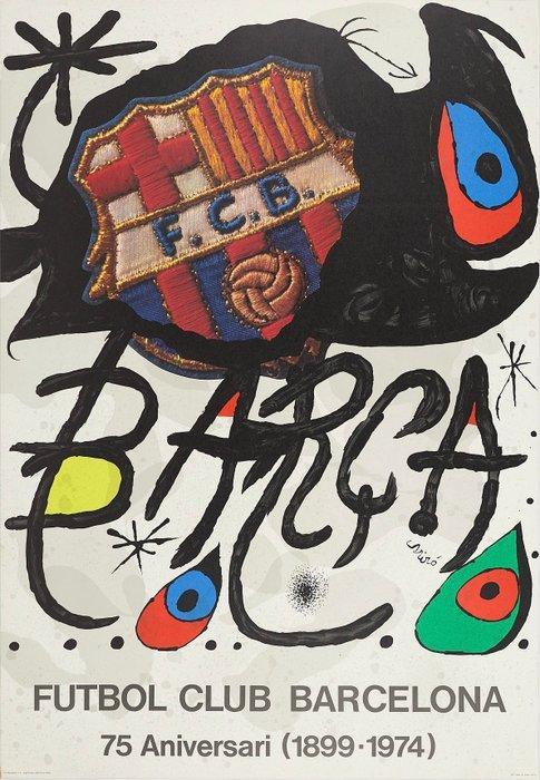 Joan Miró, (after) - Fútbol Club Barcelona 75 Aniversari, Antiek en Kunst, Kunst | Tekeningen en Foto's