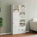 vidaXL Bijzetkasten 4 st ODDA 40x24x79 cm massief, Verzenden, Nieuw, Grenenhout