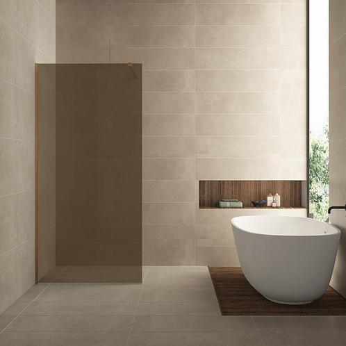 Glasplaat BWS Danielle 100x200 Cm Nano Vintage Bronsglas, Doe-het-zelf en Verbouw, Sanitair, Douche, Nieuw, Ophalen of Verzenden
