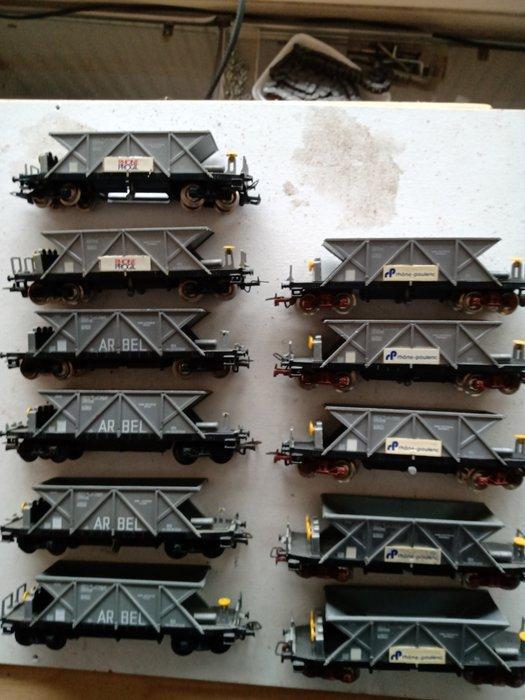 Jouef H0 - Modeltrein goederenwagonset (11) - Set van 11, Hobby en Vrije tijd, Modeltreinen | H0