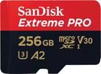 SanDisk Extreme PRO microSDXC-kaart 256 GB Class 10 UHS-I, Computers en Software, USB Sticks, Verzenden, Nieuw