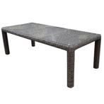 Bergamo dining tuintafel 240x100xH78 cm grijs, Tuin en Terras, Ophalen of Verzenden, Nieuw