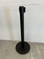Afzetpaal Afzetband zwart met trekband 200 cm Horeca, Ophalen of Verzenden