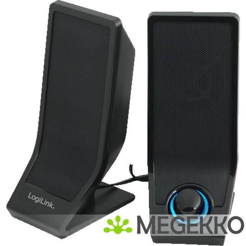 LogiLink SP0027 desktop stereo luidsprekers USB, Computers en Software, Pc speakers, Nieuw, Verzenden