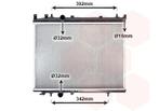 RADIATOR VOOR PEUGEOT 206 2_ 1998-2009 96483977, Auto-onderdelen, Ophalen of Verzenden, Nieuw