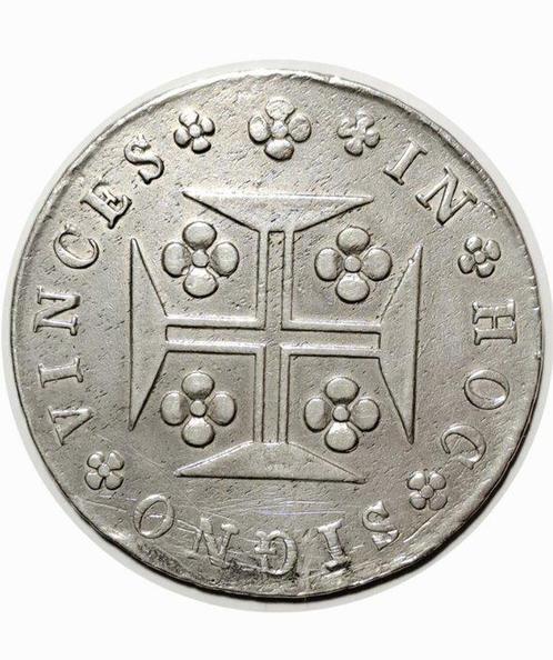 Portugal. D. Maria II (1834-1853). Cruzado Novo (480 Reis), Postzegels en Munten, Munten | Europa | Niet-Euromunten