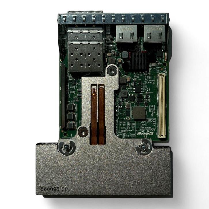 Dell Broadcom 57412 2x 1GB RJ45 + 2x 10GB SFP+ NDC , P/N:, Computers en Software, Netwerkkaarten, Refurbished, Ophalen of Verzenden
