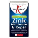 2+2 gratis: Lucovitaal Zink Methionine & Koper 60 tabletten, Nieuw, Verzenden