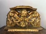 sculptuur, Console Barok - 18e eeuw - 32 cm - Hout, Antiek en Kunst