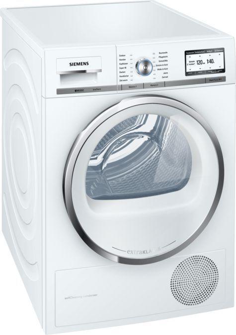 Siemens Wt46y780 Warmtepompdroger 9 Kg, Witgoed en Apparatuur, Wasdrogers, Zo goed als nieuw, Voorlader, 85 tot 90 cm, Ophalen of Verzenden