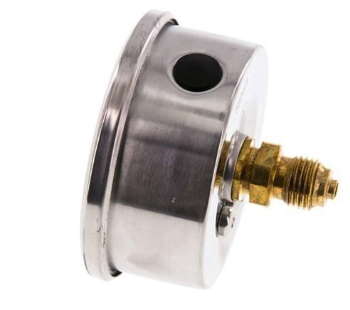 0..25 Bar Glycerine Manometer Achteraansluiting RVS/Messing, Doe-het-zelf en Verbouw, Overige Doe-het-zelf en Verbouw, Nieuw, Verzenden