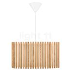 Umage Komorebi Hanglamp, kap naturel eiken/kap wit - 50,6 x, Verzenden, Nieuw
