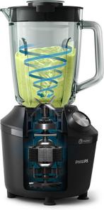 Philips HR2291/41 ProBlend Blender - Zwart, Verzenden, Zo goed als nieuw