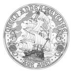 Verenigde Staten. Silver medal Mason Mint Blackbeard Pirate