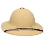 Tropenhelm - safari helmhoed - lichtbruin - volwassenen - .., Ophalen of Verzenden, Nieuw