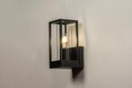 Rietveld Wandlampen - Zwart, Transparant - Glas, Staal, Meta, Huis en Inrichting, Lampen | Wandlampen, Verzenden, Nieuw