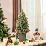 Kunstkerstboom -  - Sneeuw bedekt - Besjes - Groen, Ophalen of Verzenden, Nieuw
