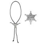 Sheriff Badge en Ketting, Verzenden, Nieuw
