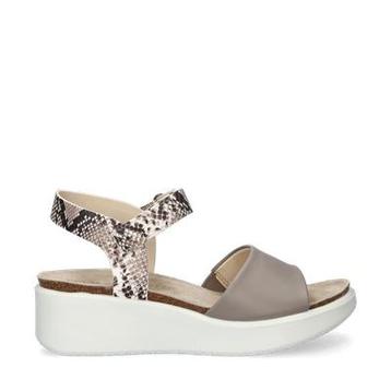 Ecco Flowt Wedge Cork sleehak voor dames in het Bruin beschikbaar voor biedingen