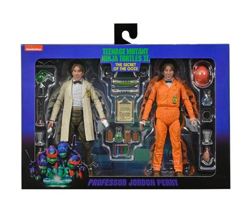 TMNT II: The Secret of the Ooze 2-Pack Lab Coat Professor..., Verzamelen, Poppetjes en Figuurtjes, Zo goed als nieuw, Verzenden
