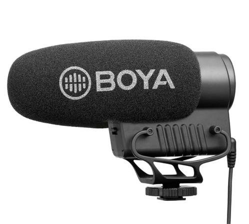 Boya BY-BM3051S Mono/Stereo switchable shotgun microfoon, Muziek en Instrumenten, Microfoons, Overige typen, Nieuw, Ophalen of Verzenden