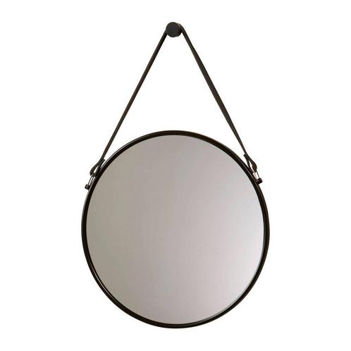 Aquanova spiegel Thymo (47x3,6 cm) zwart, Huis en Inrichting, Woonaccessoires | Spiegels, Nieuw, Verzenden