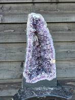 Geen minimumprijs - Amethist Geode Amethist - Hoogte: 46.5, Verzamelen, Mineralen en Fossielen