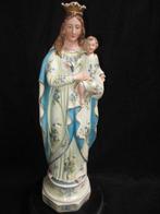 Beeld - Madonna met Kind - 40 cm - Biscuit porselein - Early, Antiek en Kunst