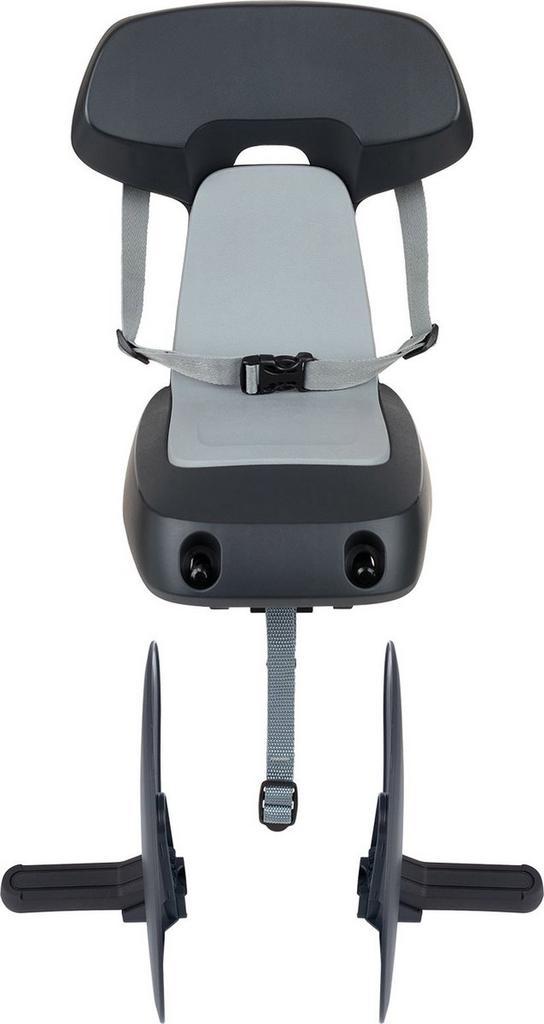 Polisport Guppy Junior achterzitje donker grijs met MIK HD, Fietsen en Brommers, Fietsaccessoires | Fietsstoeltjes, Verzenden