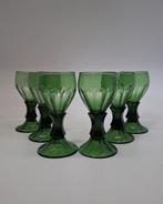 Drinkservies voor 6 (6) - Wijnglas / Roemer - Loodglas -, Antiek en Kunst, Antiek | Glas en Kristal