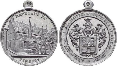 Medaille 1896 Einbeck-stadt, Postzegels en Munten, Penningen en Medailles, Verzenden