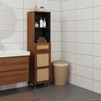 vidaXL Dressoir met lade met plank met opslag Bruin 38 x, Huis en Inrichting, Verzenden, Nieuw