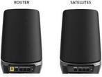 Netgear Orbi RBKE963 - Mesh WiFi - AXE11000 - 3-Pack - Zwart, Computers en Software, WiFi-versterkers, Nieuw, Netgear