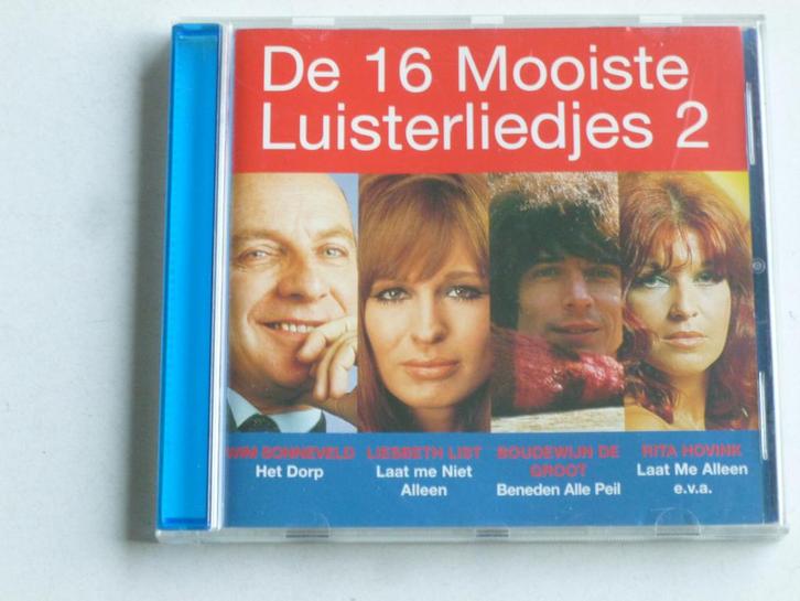 De 16 Mooiste Luisterliedjes 2, Cd's en Dvd's, Cd's | Nederlandstalig, Zo goed als nieuw, Verzenden