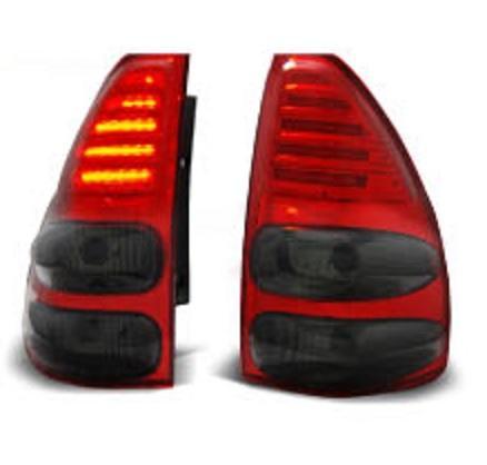 Achterlichten Toyota Land cruiser 120 03-09 Rood Smoke, Auto-onderdelen, Overige Auto-onderdelen, Ophalen of Verzenden