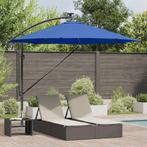 vidaXL Parasol Azurblauw 294 x 294 x 248 cm Polyester en, Verzenden, Nieuw, 2 tot 3 meter