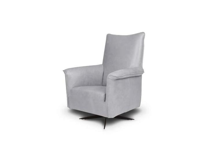 Fauteuil Viola - fauteuils - Zilver, Huis en Inrichting, Stoelen, Nieuw, Leer