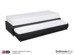 Box Twin - logeerbed - 80/90 x 200/210 - 11 kleuren, 90 cm, Overige kleuren, Verzenden, Modern logeerbod met boxspring uitstraling (meer dan 11 kleuren)