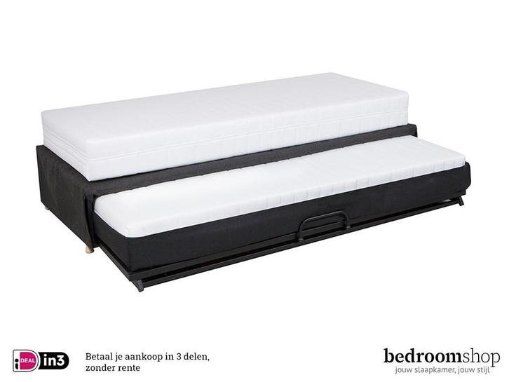 Box Twin - logeerbed - 80/90 x 200/210 - 11 kleuren, Huis en Inrichting, Slaapkamer | Bedden, 90 cm, 200 cm, Overige kleuren, Tweepersoons
