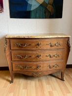 MARQUANT P. - Ladekast - Louis XV - Marmer - Brons -, Antiek en Kunst