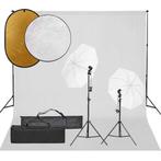 vidaXL Fotostudioset met verlichtingsset, achtergrond en, Audio, Tv en Foto, Fotografie | Fotostudio en Toebehoren, Verzenden