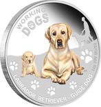 Tuvalu. 1 Dollar 2011 - Working Dogs - Labrador Retriever -
