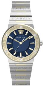 Versace VEVH01120 Greca Logo dameshorloge 38 mm, Sieraden, Tassen en Uiterlijk, Horloges | Dames, Overige merken, Staal, Staal