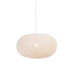 Landelijke hanglamp wit 50 cm - Corda Flat, Huis en Inrichting, Lampen | Hanglampen, Nieuw, Overige stijlen