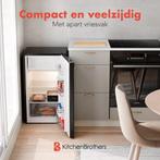 2dekans | KitchenBrothers Koelkast - 81L - Tafelmodel, Witgoed en Apparatuur, Ophalen of Verzenden, Zo goed als nieuw