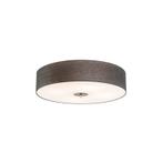 Landelijke plafondlamp grijs 50 cm - Drum Jute, Nieuw, Overige materialen, Modern
